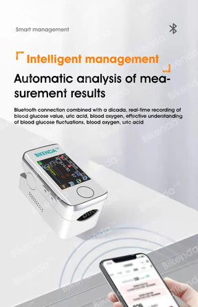 Bikenda™ Non-Invasive Blood Glucose Meter + Exclusive Gift [99.9% Accuracy]