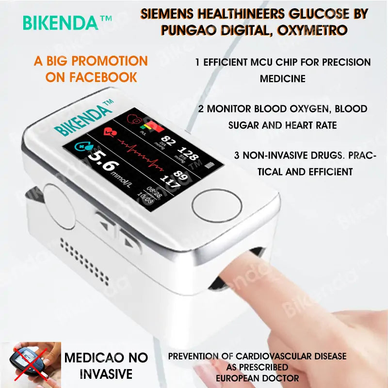 Bikenda™ Non-Invasive Blood Glucose Meter + Exclusive Gift [99.9% Accuracy]