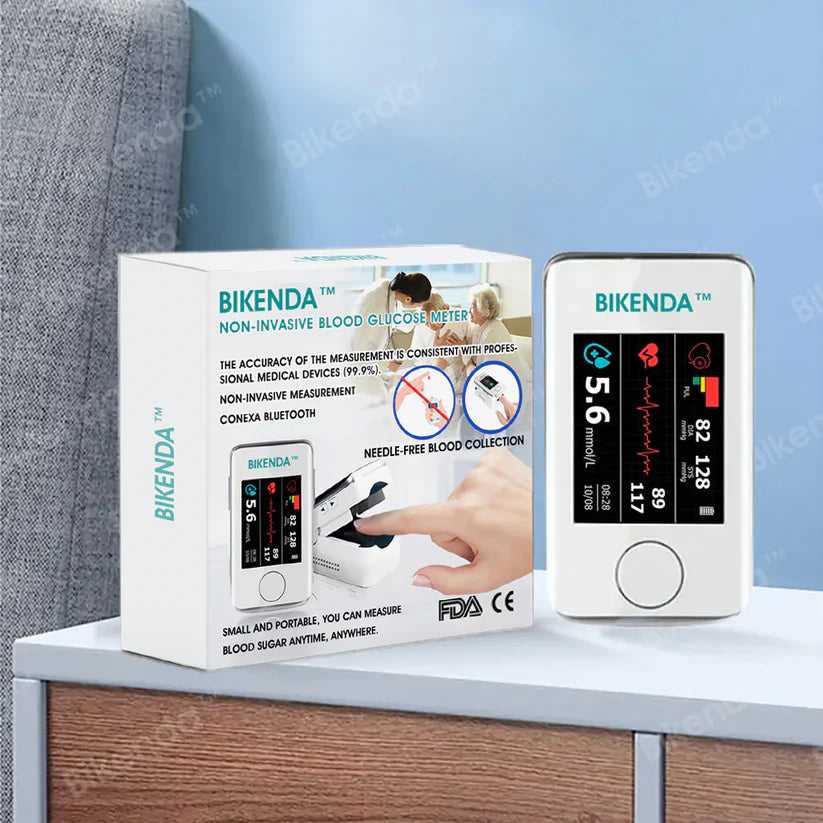 Bikenda™ Non-Invasive Blood Glucose Meter + Exclusive Gift [99.9% Accuracy]