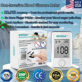 Bikenda™ Non-Invasive Blood Glucose Meter + Exclusive Gift [99.9% Accuracy]