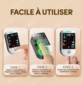 Bikenda™ Mètre de Glycémie Intelligent au Laser Non-Invasif – Nouvelle Génération