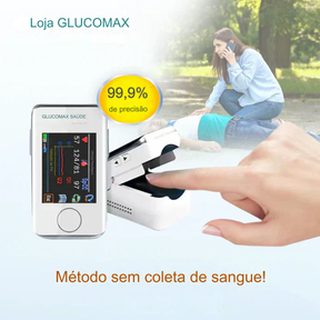 GlucoMax multi-use non-invasive laser meter + exclusive presents [99.9% PRECISÃO] 